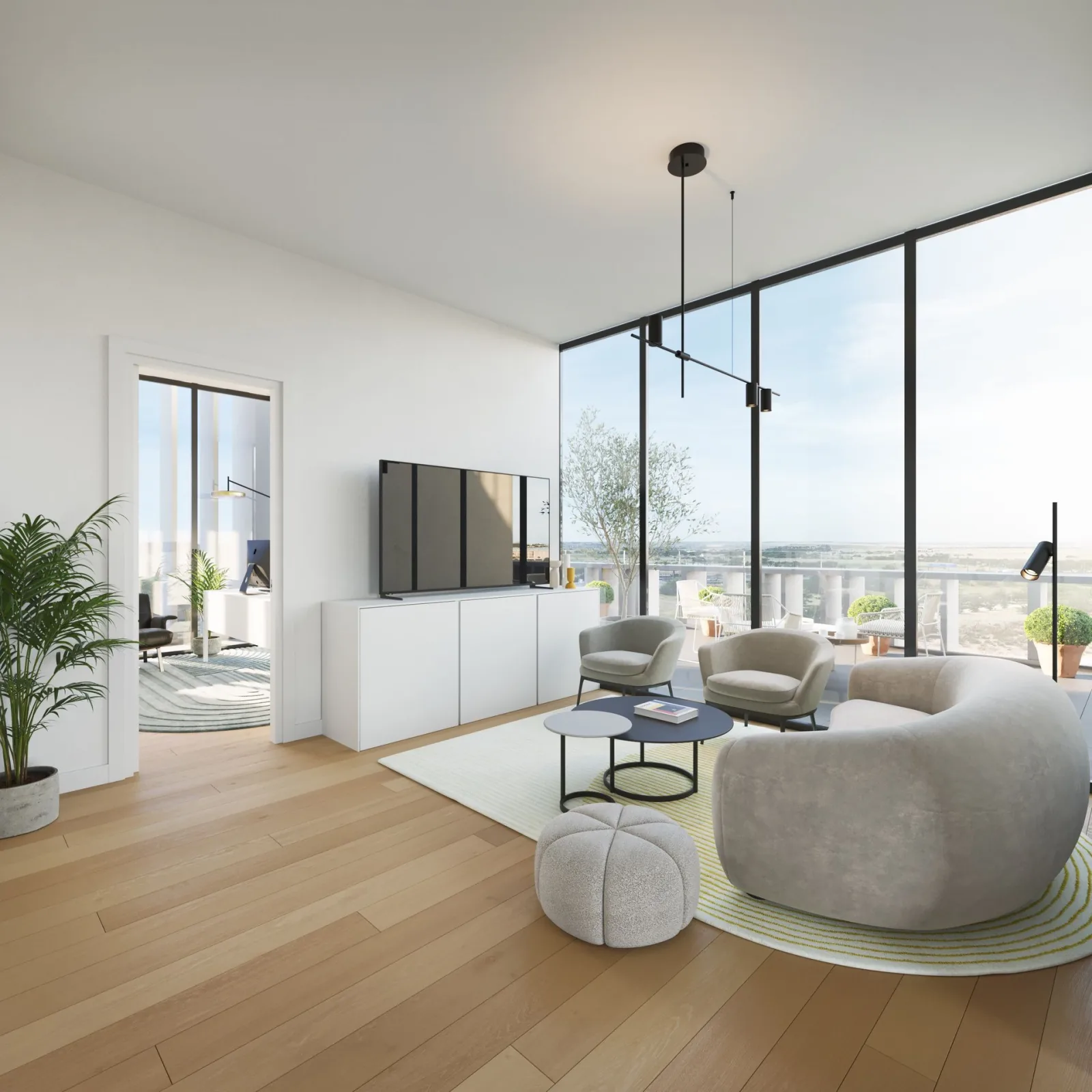 Salón de una vivienda prime